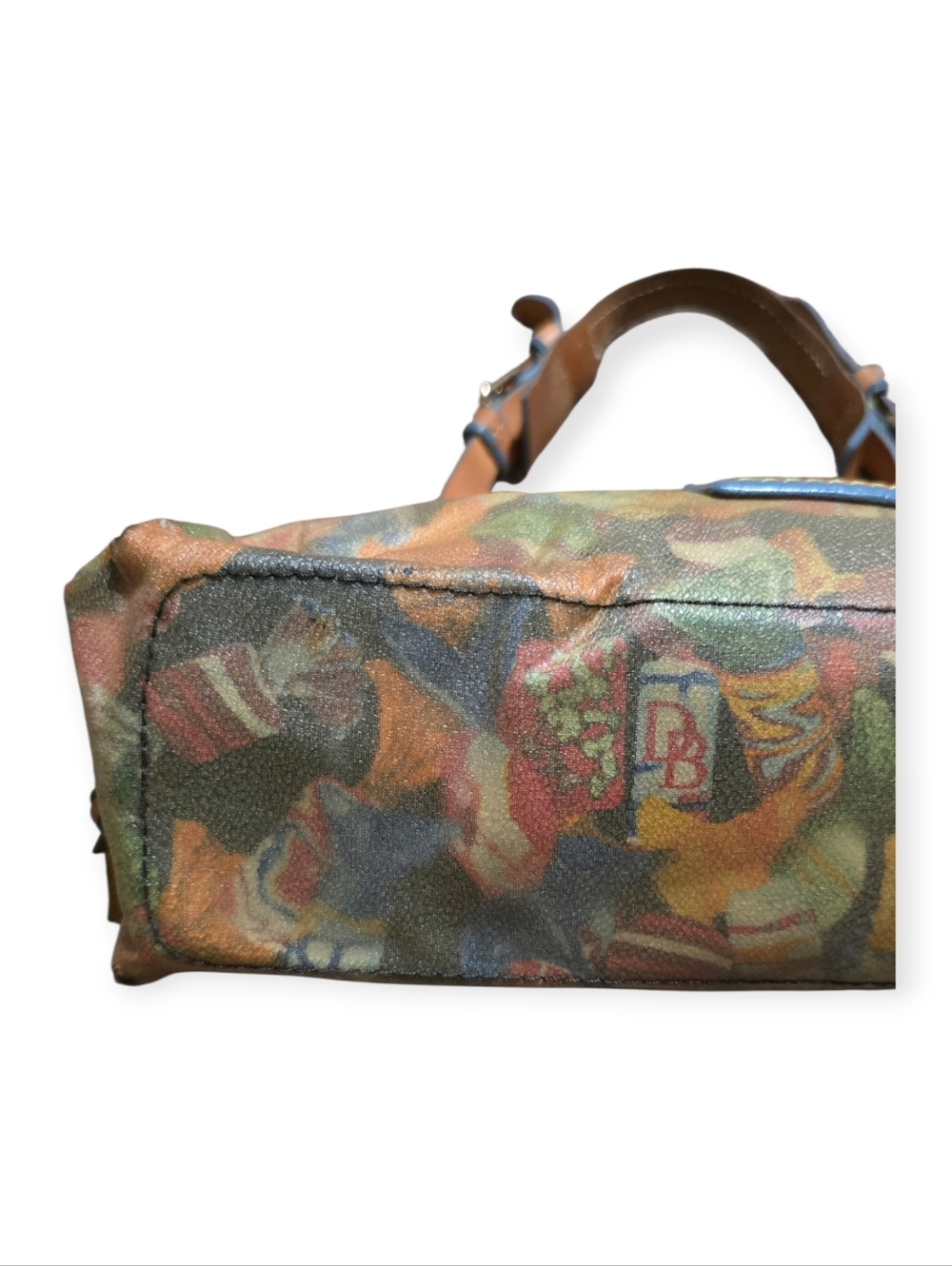 Vintage Dooney & Bourke Candy Leather Shoulder Bag. - Picture 3 of 10